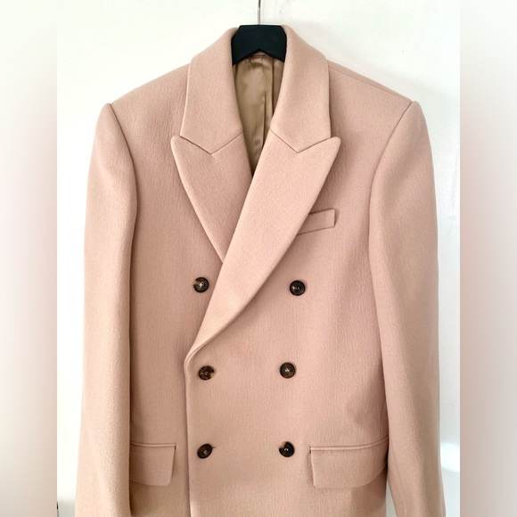 WARDROBE.NYC + Hailey Bieber Wool Coat Sz XXS $2,700 - Picture 5 of 9